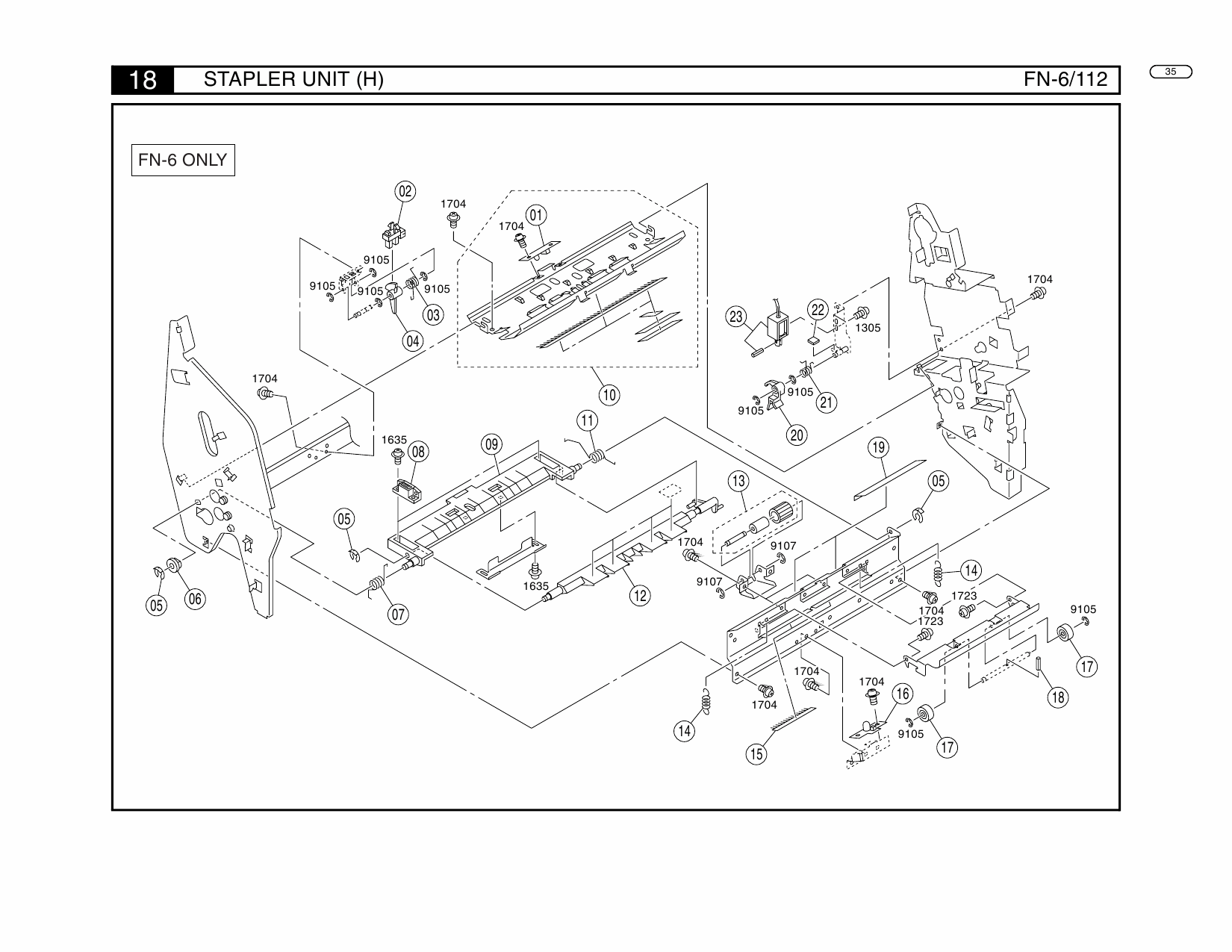 Konica-Minolta Options FN-6 Parts Manual-5